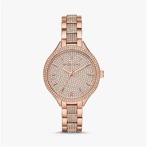 michael kors twist chain watch rose gold|Aspyn Rose Gold.